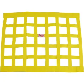 91070-yel Speedway Motors Safety Racing 18 X 24 Yellow Ribbon Style Window Net-nylon/polyester