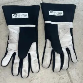 910702-blu-l Speedway Motors Racing Gloves Single-layer Nomex Fire Resistant Sfi 3.3/1 Rated