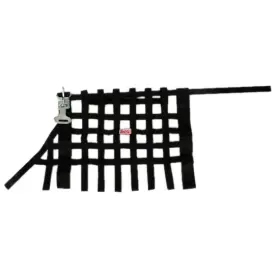 91071-blk Speedway Motors Safety Racing Black Grand National Latch Release Window Net 16 X 24