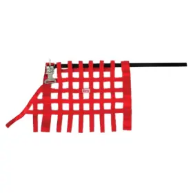 91071-red Speedway Motors Safety Racing Red Grand National Latch Release Window Net 16 X 24