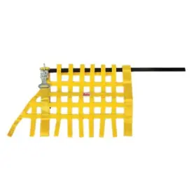 91071-yel Speedway Motors Safety Racing Yellow Grand National Latch Release Window Net-16 X 24