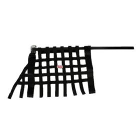 91072-blk Speedway Motors Safety Racing Black Grand National Buckle Release Window Net