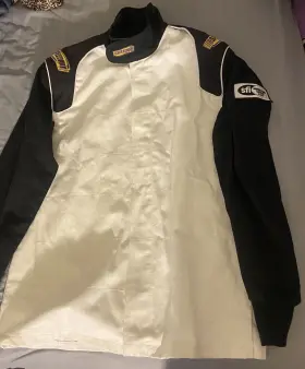 9107205-blk-m Speedway Motors Racing Suit Jacket Fire Resistant Single Layer Sfi-1 Rated Size Small