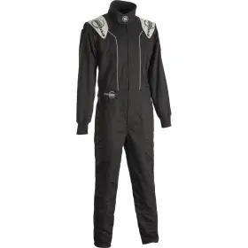 9107219-blk-m Speedway Motors Double-layer Sfi-5 One-piece Racing Suit Black Medium