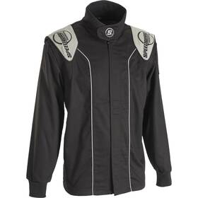Speedway Motors 9107223-blk-l Double-layer Sfi-5 Racing Suit Jacket Black Large