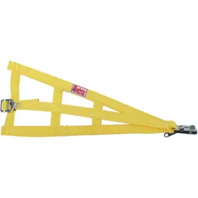 91073-yel Speedway Motors Safety Racing Yellow Sprint Car Open Wheel Cage Net-no Plastic