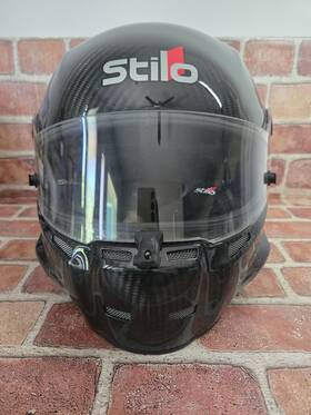 Stilo Aa0700af1t59 St5 Carbon Fiber Racing Helmet Fia/snell Motorsport Used