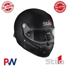 Aa0700af2t640401 Stilo Holley 64 Cm Xxx-large Flat Black St5 Gt Copmosite Auto Racing Helmet