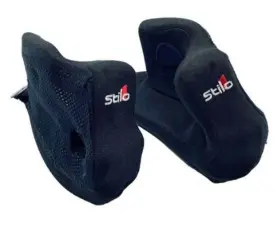 Ya0232mm35 Stilo Wrc Series Helmet Cheek Pads - 35mm Black Pair