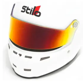 Ya08372 Stilo St5r Short Helmet Visor Shield - Dark Red Irridium