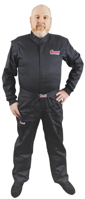 51222-l Summit Racing Driving Suit One-piece One Layer Fire Retardantsfi 3.2a/1 Mens Large Eac