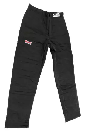 51224-l Summit Racing Driving Pants Multi-layer Fire-retardant Cotton/aramid Black Sfi 3.2a/5 Large Ea