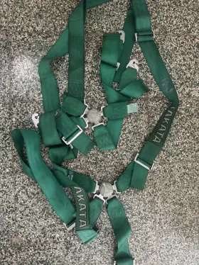 12a14 Takata Pair 4 Point Harness Set Used Expired Free Shipping