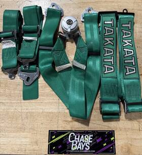 Takata Tr94005-grn Race 2x2 Racing Harness - Fia 8853-2016