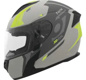 648023 Thh Helmets T810s Hayate Gray/yellow - Xs