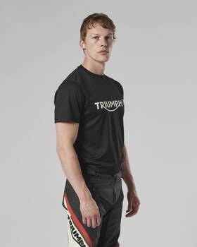 Triumph Motorcycles Mtss22339-m - Rapid Dry Crew Neck Rider T-shirt Size Medium