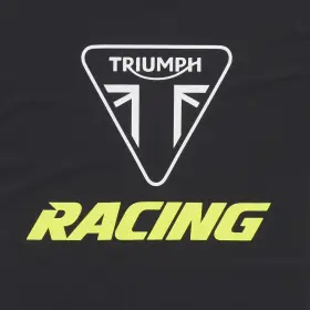 Mtss26701-m Triumph Motorcycles - Genuine Oem Racing Logo T-shirt Medium