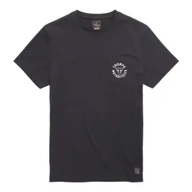 Mtss21028-l Triumph - Genuine Newlyn T-shirt Jet Black Size Large