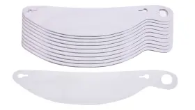 01230 Ultra Shield - Tearoffs 11.75in Curved Imp Vapor / Charger