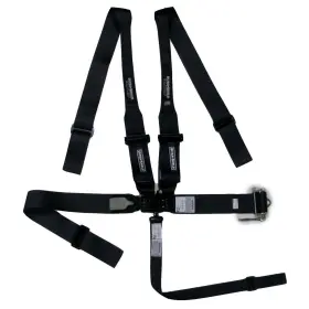 22051h Ultra Shield 5 Point Harness With Ratcheting Lap Black