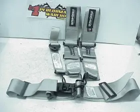 Hb22004 Ultra-shield New Gray Latch Harness 5 Point Seat Belts 1 Demo Or Figure8