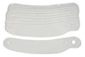 12.375 Ultra Shield Race Products 01202 Tearoffs Curved Bel Gfr Pyr