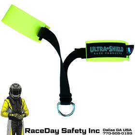 Ultra Shield Race Products Rds-48517flob Junior Racing Arm Restraints Fluorescent Yellow Cuffs/black Straps
