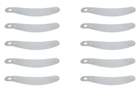 Ult-01256 Ultra Shield Helmet Tear Offs 1256c 12-1/4 Inch Banana Tearoffs Zamp Helmets