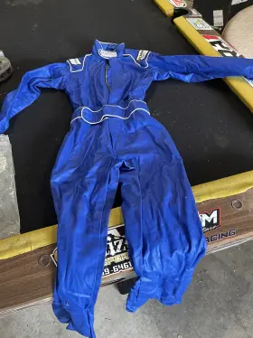 40033 Ultrashied Ultrashield Singe Layer 1 Piece Junior Large Driving Suit Blue