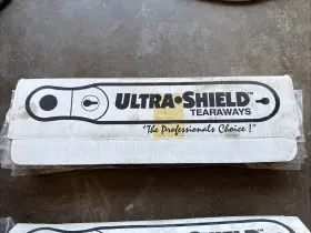 01202c Ultrashield Helmet Tear Offs 1202c 12-3/8 Inch Banana Style B Tearoffs Bell G-force Rci Rqp
