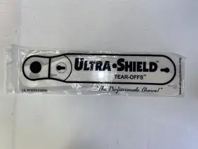Ult-01209 Ultrashield Racing Helmet Tear Offs 13 Inch Banana Style G Ultra Shield Simpson Shark Dirt 1209