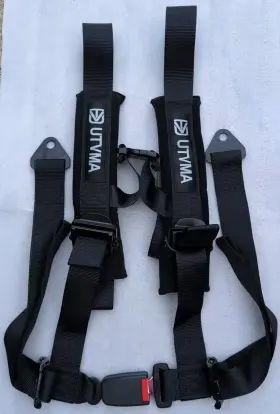 2i4phab Utv Mountain Accessories Utvma 2-inch 4-point Harness. Harness For Rzr Xp 1000 Or Any