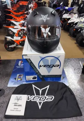 5900-055 Vega Kj2 Junior Full Face Karting Helmet Snell Rated K2015 Cmr 2007 New Youth Xl