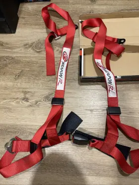 829-111-102 Weapon-r Racing Harness Red Universal 4 Point Competition 690 0053 #829-111-102