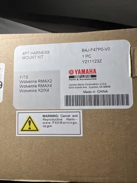 Baj-f47p0-v0 Yamaha 4 Point Harness Mount Kit For Wolverinermax4 Rmax4 X2/x4