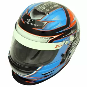 H753c2456 Zamp Rz-42y Youth Snell Cmr2016 Helmet Orange/blue 56cm