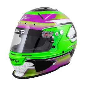 H760c39m Zamp Rz-70e Switch Graphic Helmet Green/purple