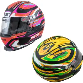 H760c42xxl Zamp Rz-70e Switch Graphic Helmet Red/black Xxl