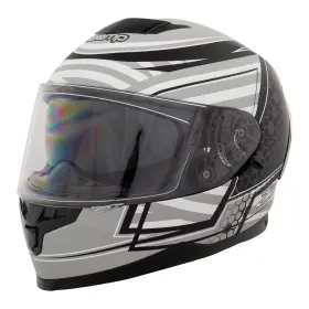 H76203fl Zamp Fr-4 Dot Helmet Matte Black Large