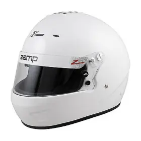 H770001m Zamp - Rz-56 White M Full Face Racing Helmet