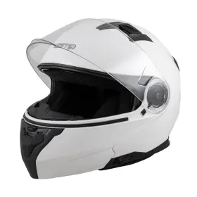 H776001xs Zamp Fl-4 Motorcycle Helmet Solid White X-small