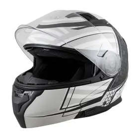 H776c01xs Zamp Racing Helmet Fl-4 Ece22.05 / Dot - Matte Gray Graphic X-small H776c01xs Zamp Racing Helmet Fl-4 Ece22.05 / Dot - Matte Gray Graphic X-small