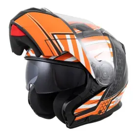 Ece22.05 Zamp H776c08m Fl-4 Ece22.05/dot Race And Auto Racing Helmet Gloss Orange Medium