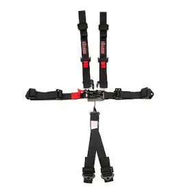 Harn02s003 Zamp Harness 6pt Black L&l 2in Shoulder Sfi 16.1