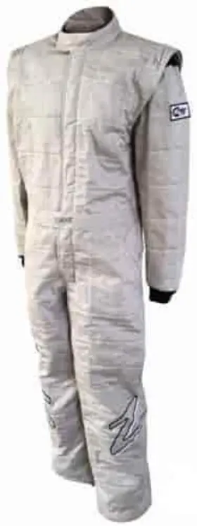 R030015m Zamp Helmets Racing Zr-30 Race Suit Sfi 3.2a/5 Grey Medium