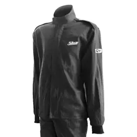 R01j003l Zamp - Zr-10 Series Black Cotton L Single Layer Race Jacket