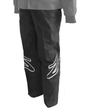 R01p003xxl Zamp Zr-10 Driving Pants - Sfi 3.2a/1 Single Layer Black 2xl