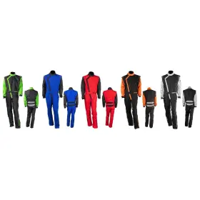 R07c09m Zamp Zr-40 Adult Racing Suit Green/black Medium
