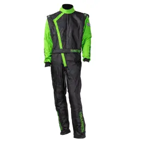 R07c09xl Zamp Zr-40 Complete Adult Racing Suit 3.2a/5 - Green/black X-large