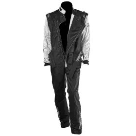 R07c15m Zamp Zr-40 Complete Adult Racing Suit 3.2a/5 - Gray/black Medium